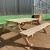 Wooden outdoor picnic table – only 100 €