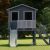 Playhouse on a platform